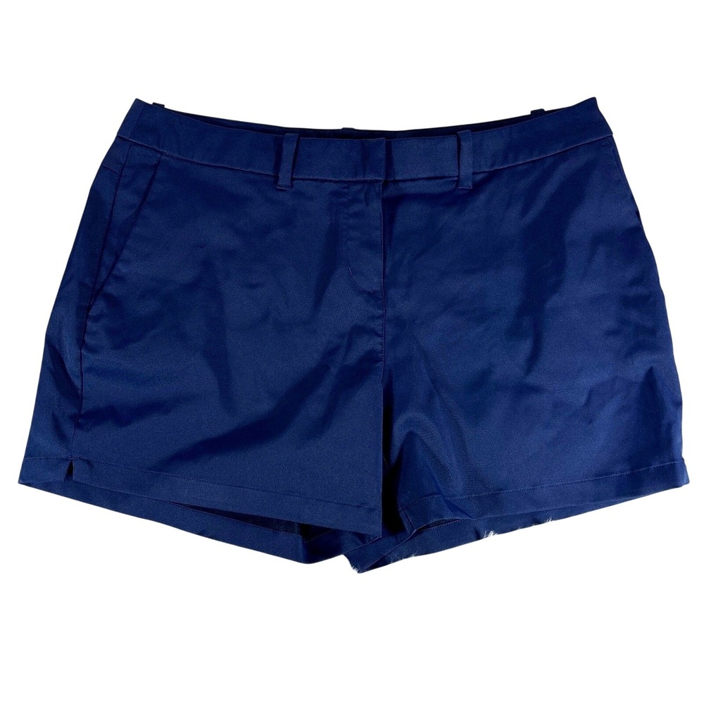 Perry Ellis‎ PGA Tour Womens Golf Shorts Navy Blue Size 10 Activewear Casual
